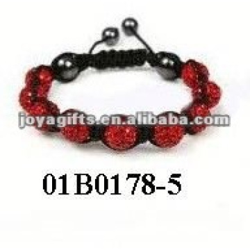 Fashion cancer beaded bracelets shamballa bracelet